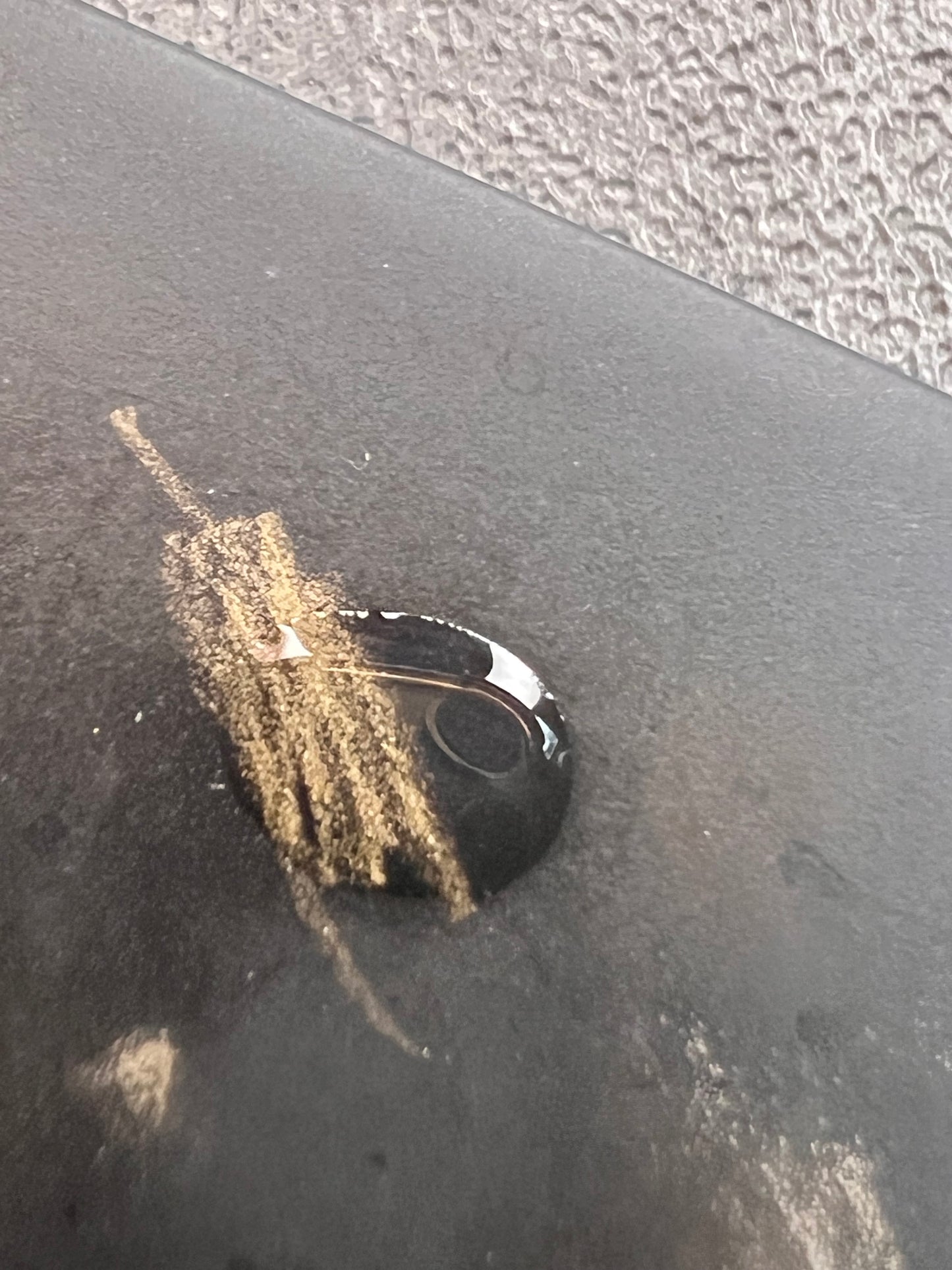 14k rose gold mauve pink baroque pearl pendant