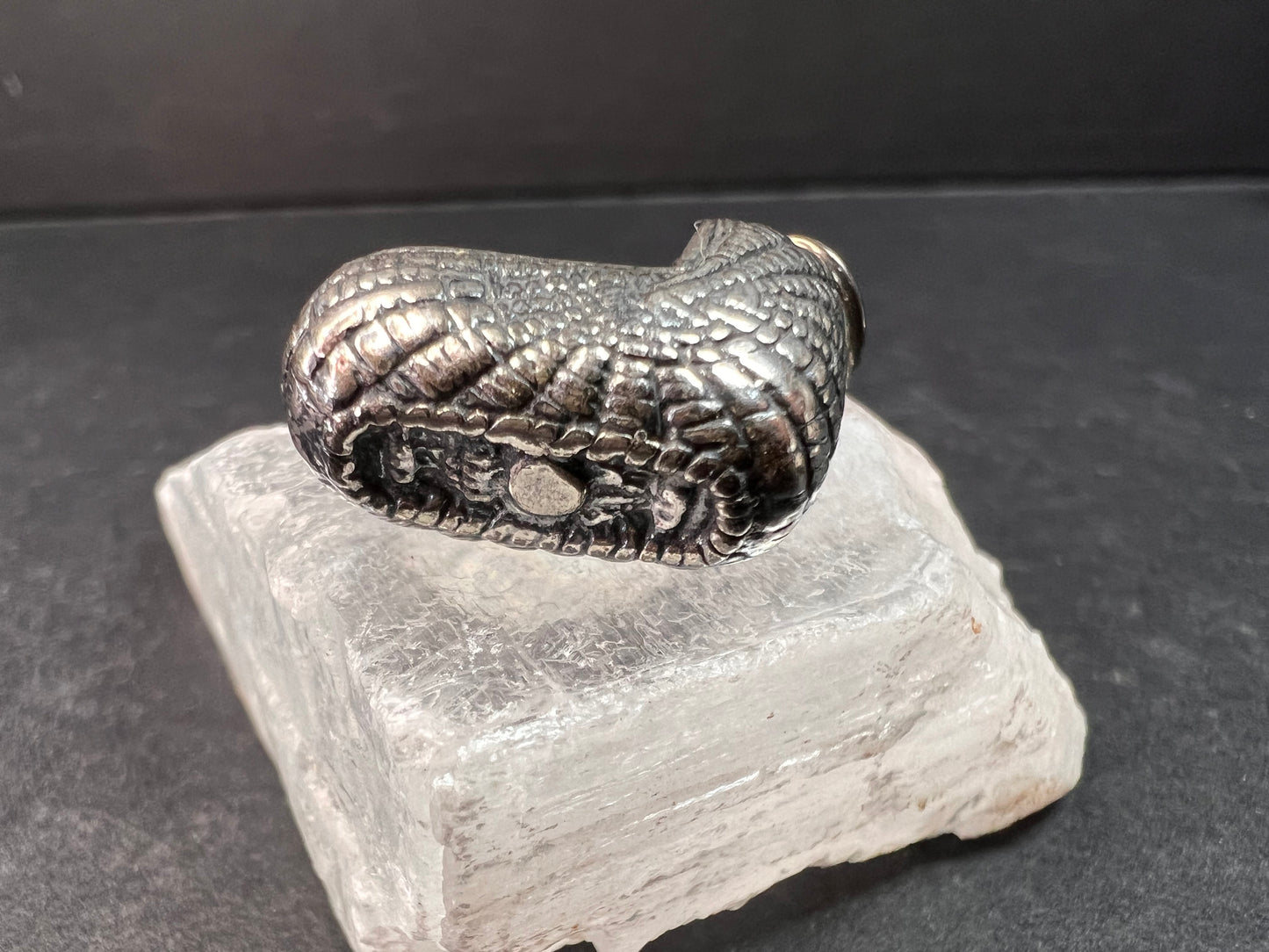 MCM Vintage Sterling Silver Baby Moses Basket Cradle Charm Pendant