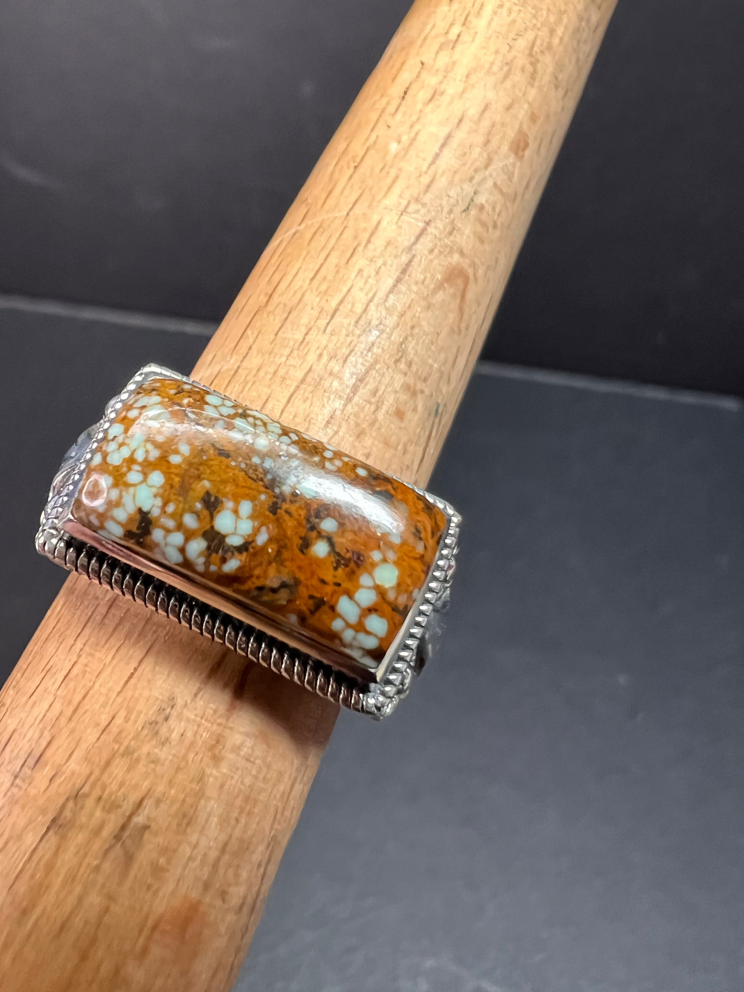 NEW Blue Horizon turquoise sterling silver ring size 7