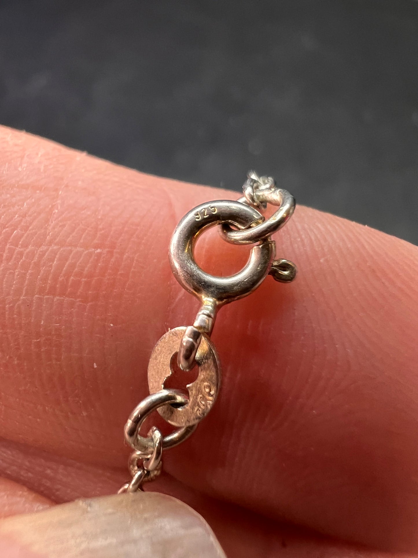 Vintage multi gemstone cluster pendant necklace in sterling silver