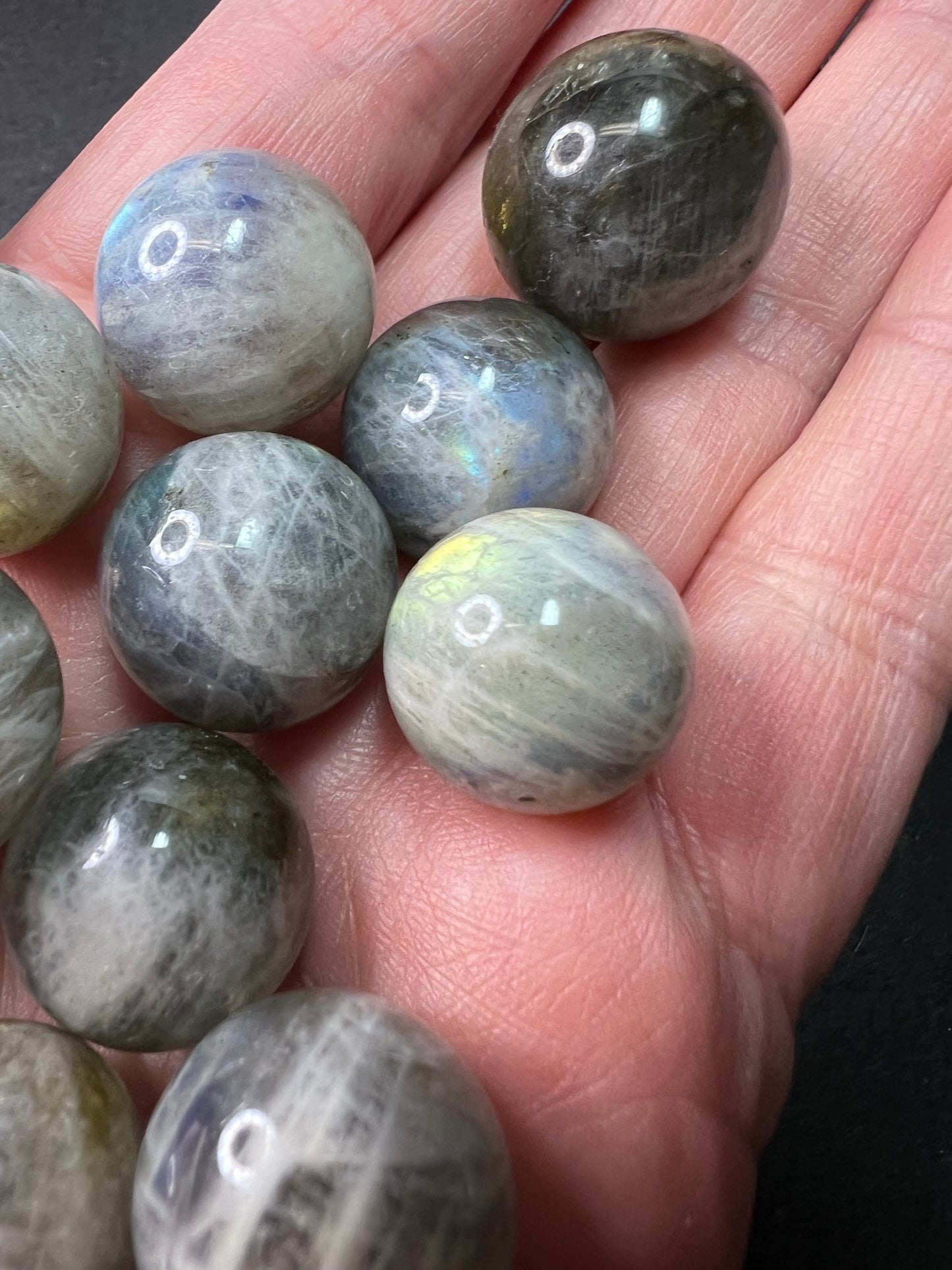 Labradorite marbles