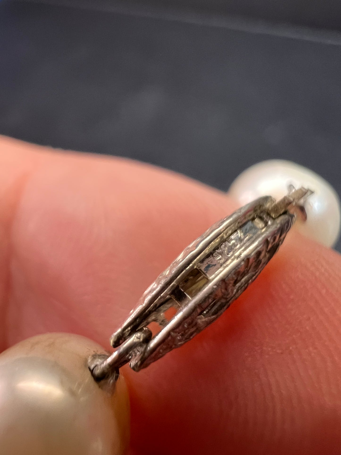 NEW multi colored freshwater pearl necklace with sterling silver clasp