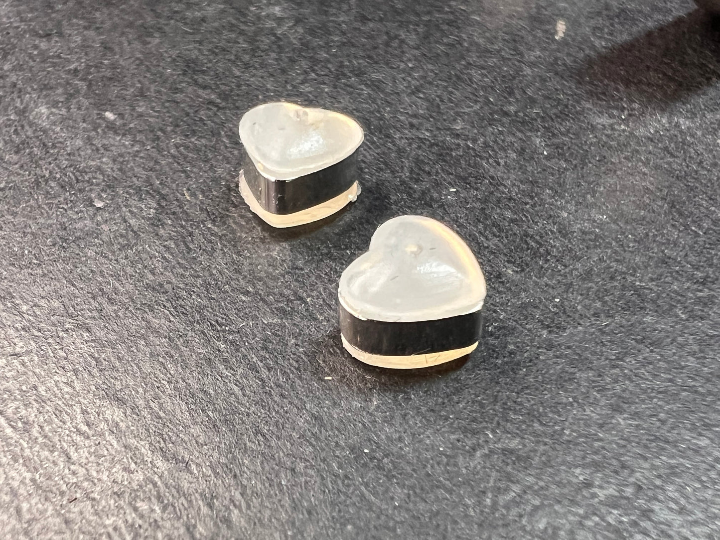 NEW peridot sterling silver crescent hoop earrings