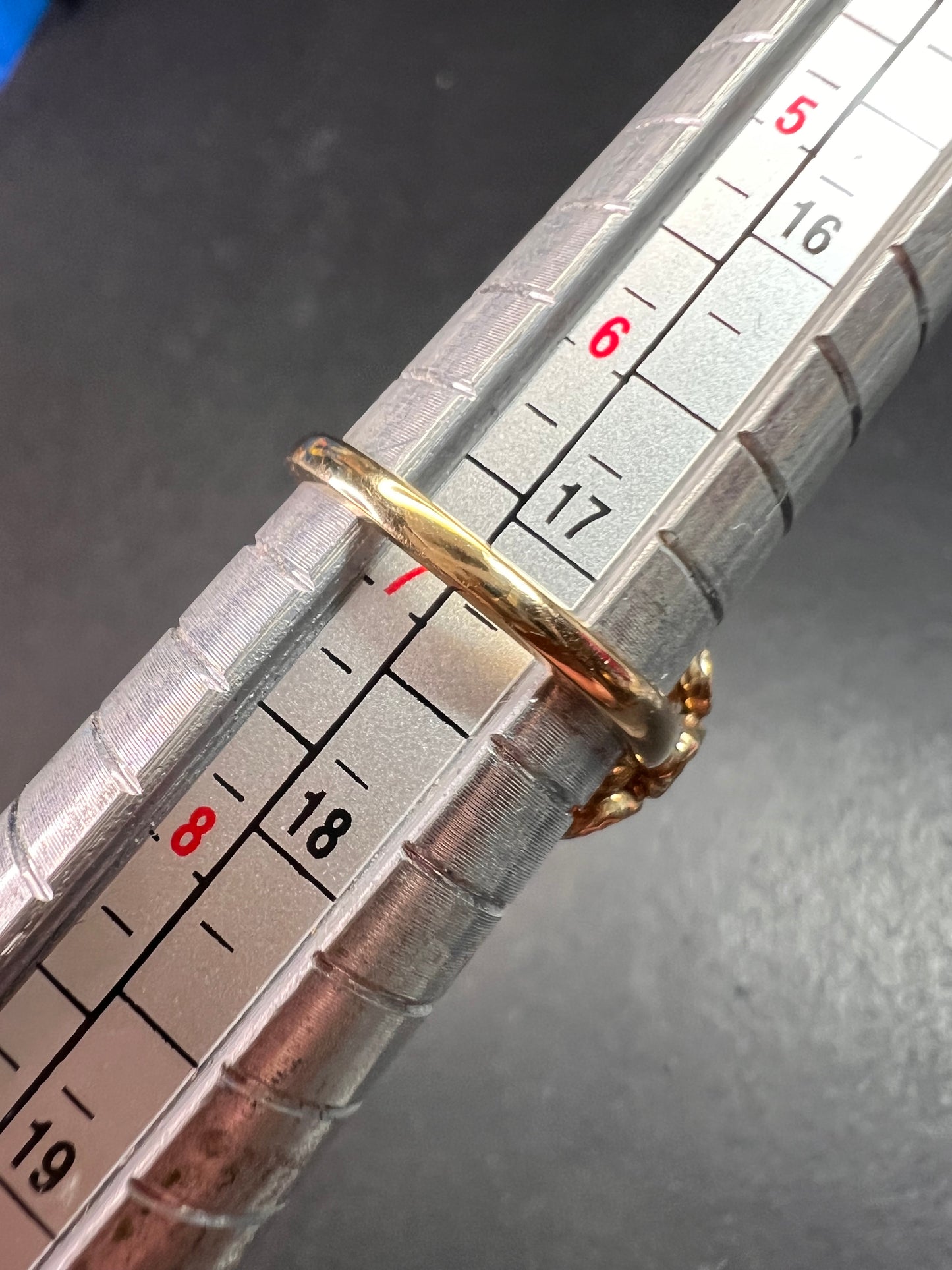 Vintage 10K Yellow Gold Prasiolite (Green Amethyst) Filigree Statement Ring Size 7