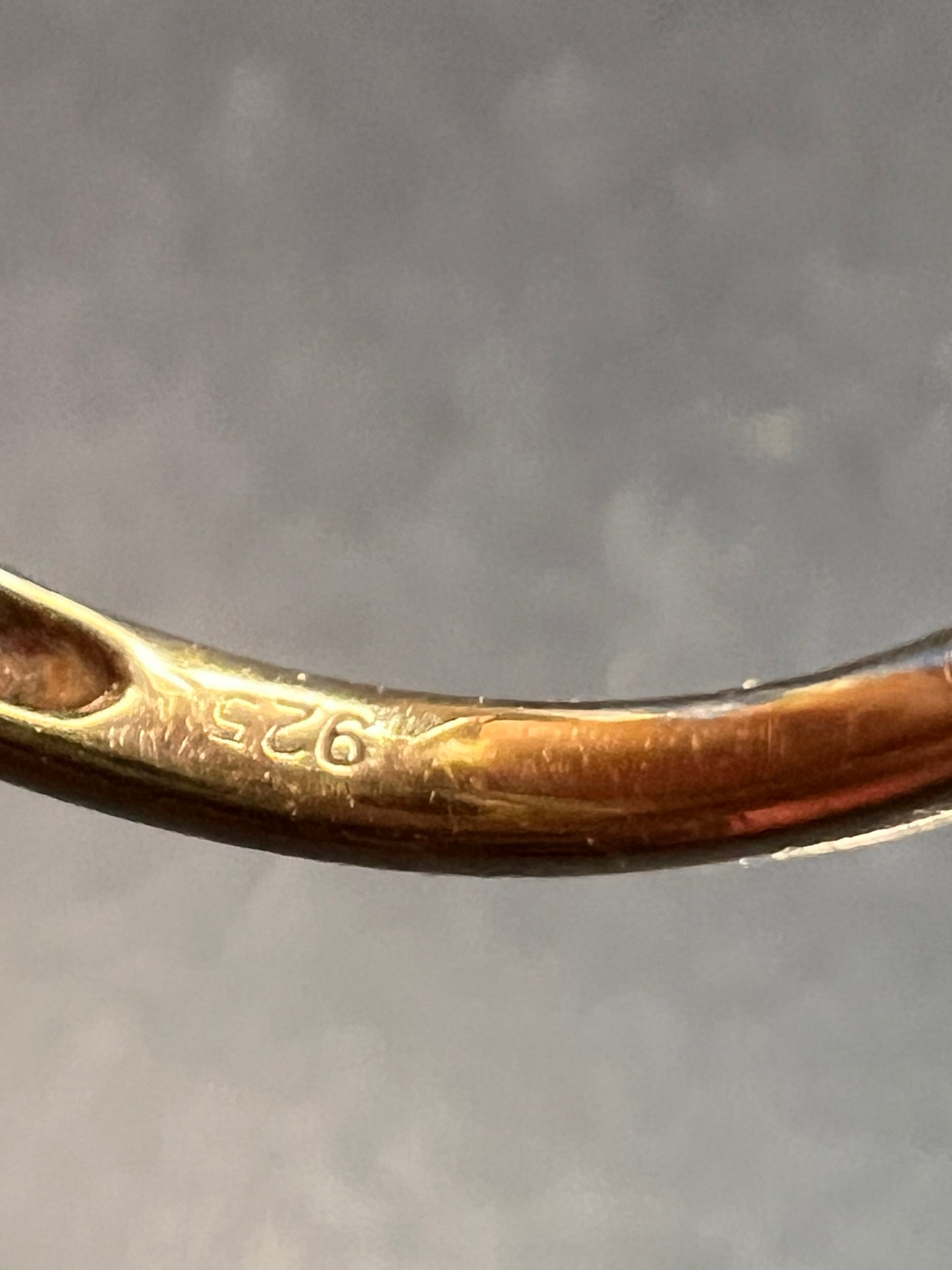 Lab Ruby and topaz halo ring in gold over sterling silver size 7