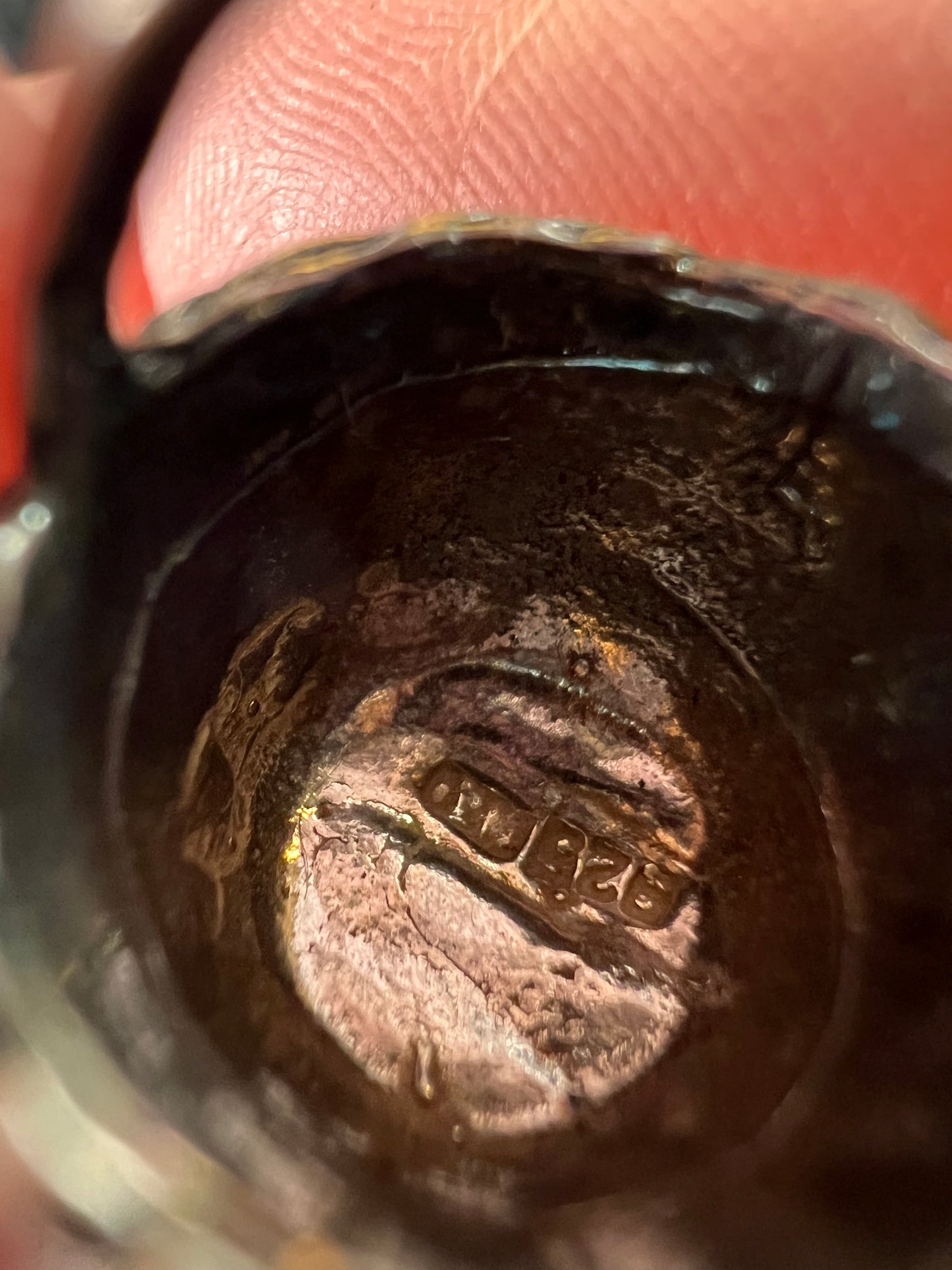 Vintage Sterling Silver Woven Basket Pendant Charm 3.79g