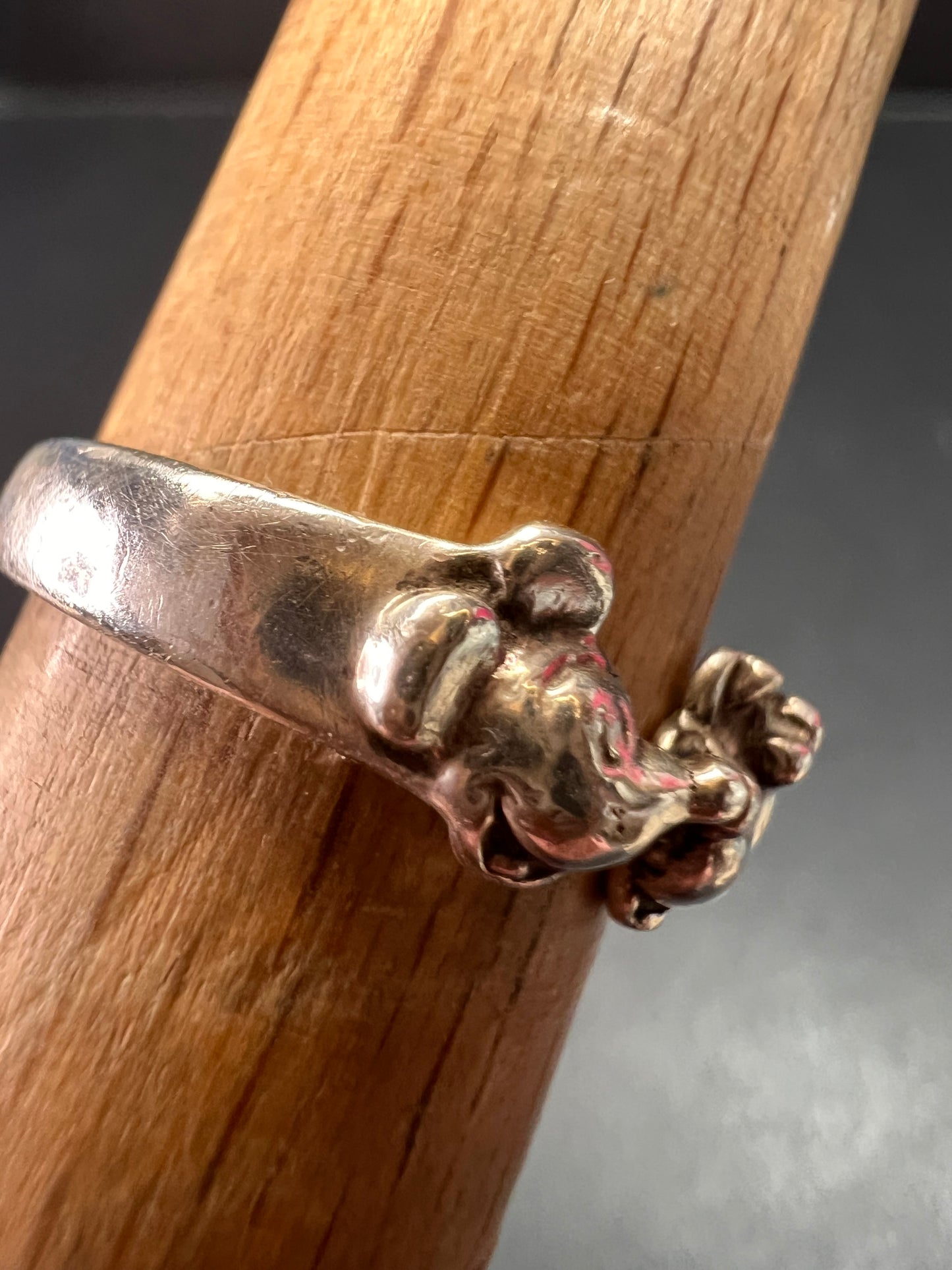 Vintage Disney Mickey Mouse sterling silver signed ring size 6