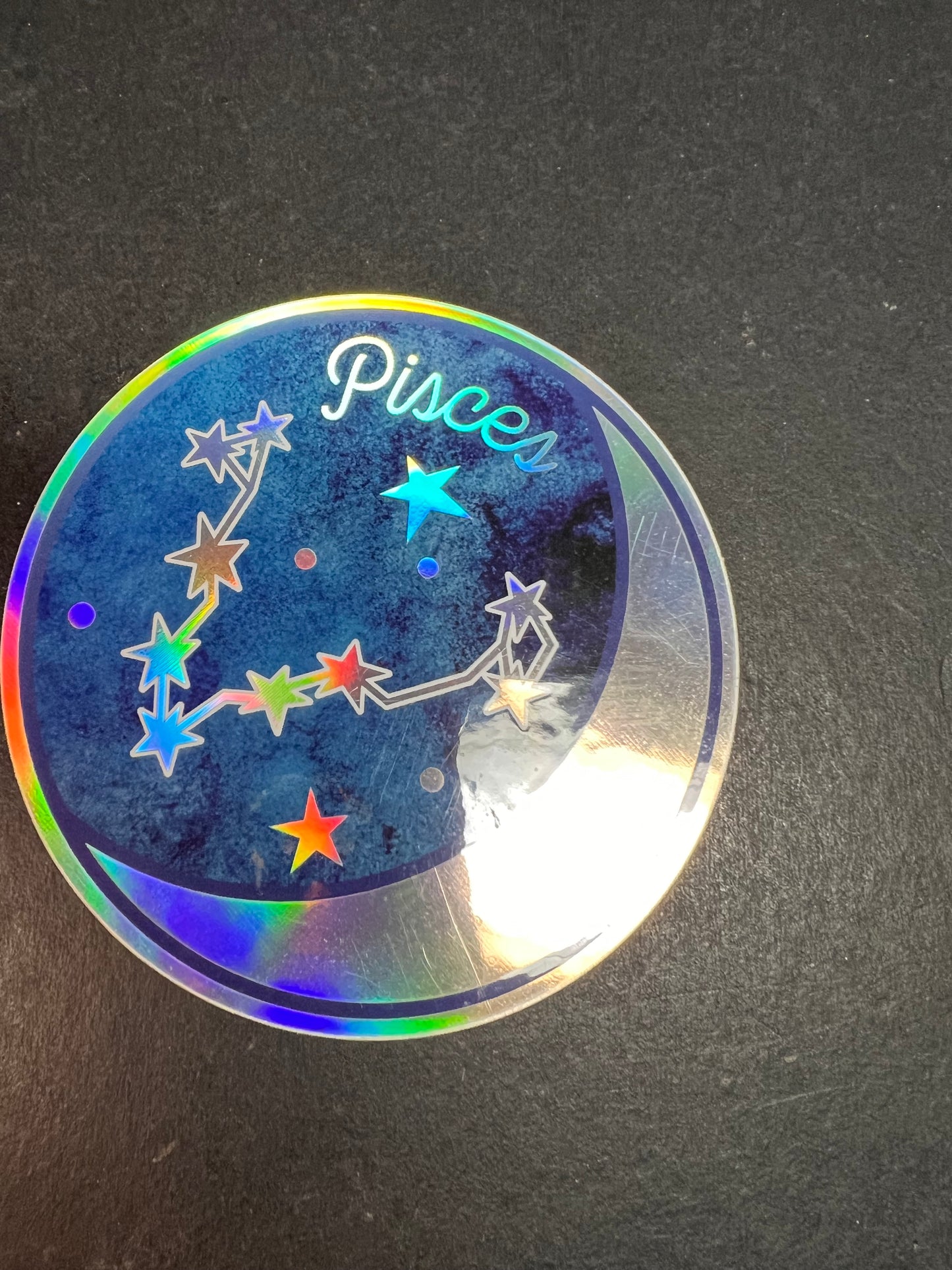 Pisces Constellation Holographic Sticker – Wild Flower