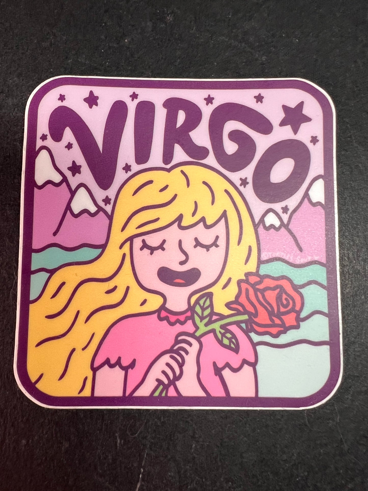 Turtle’s Soup Virgo Zodiac Sticker – Waterproof Vinyl