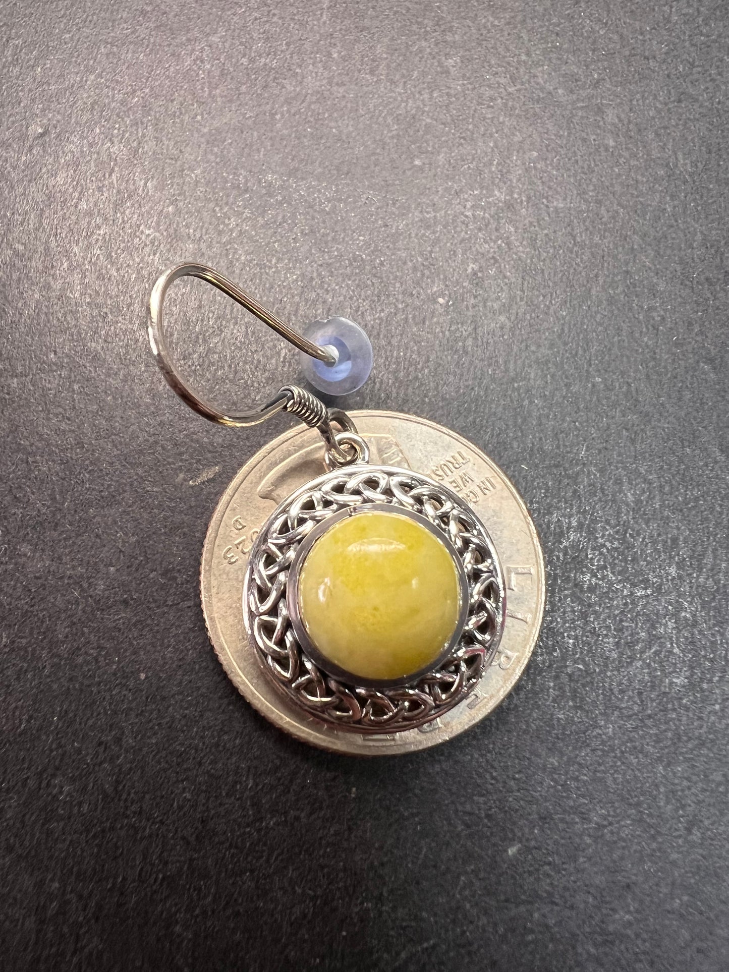 NEW Irish Connemara marble sterling silver earrings