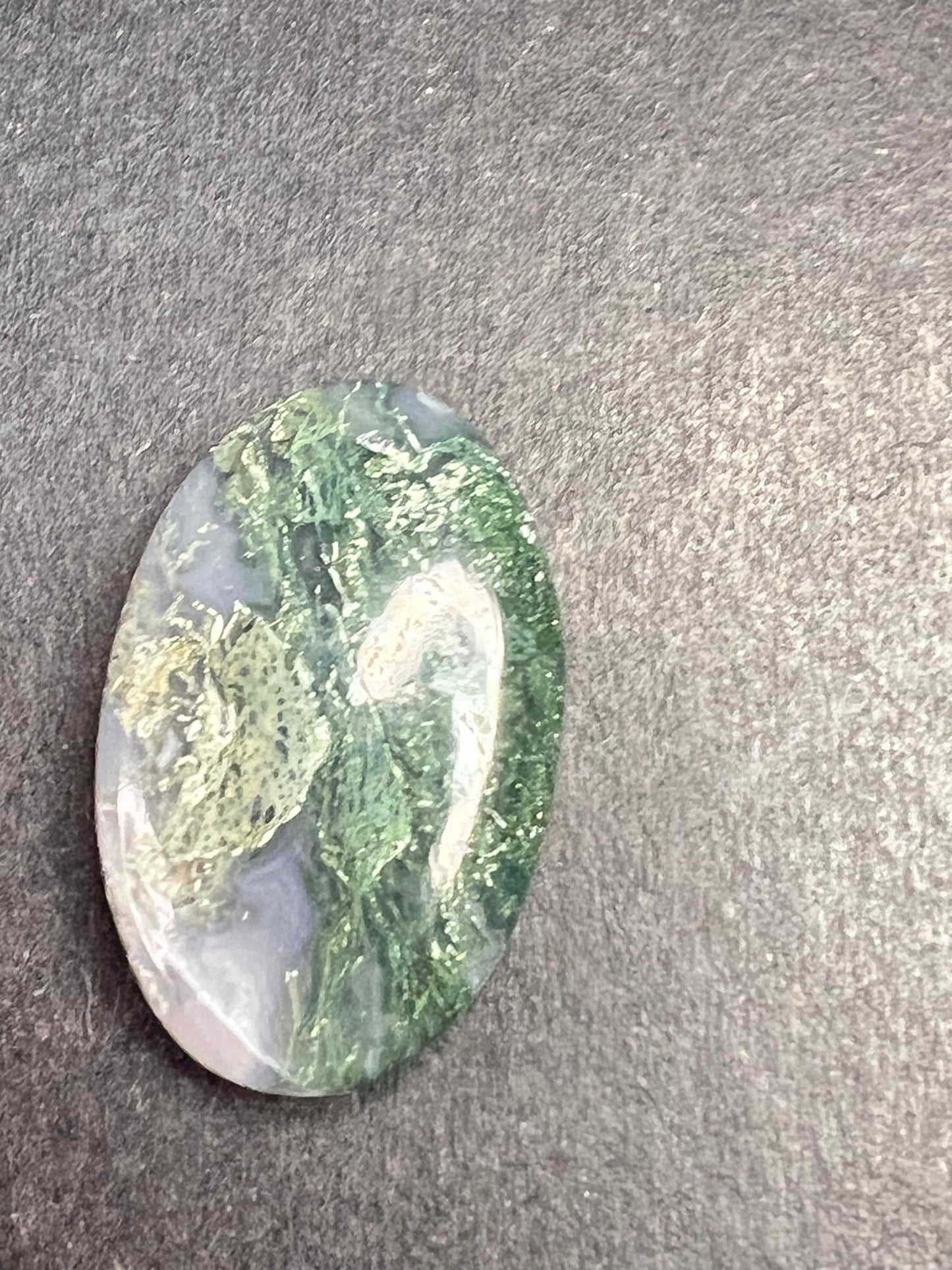 Moss Agate Cabochon | Natural Stone for Custom Jewelry Making