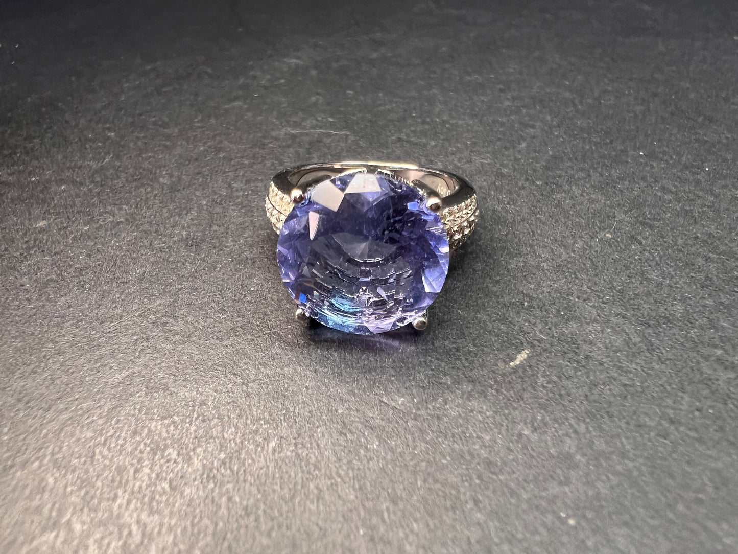 NEW color change fluorite sterling silver ring size 7
