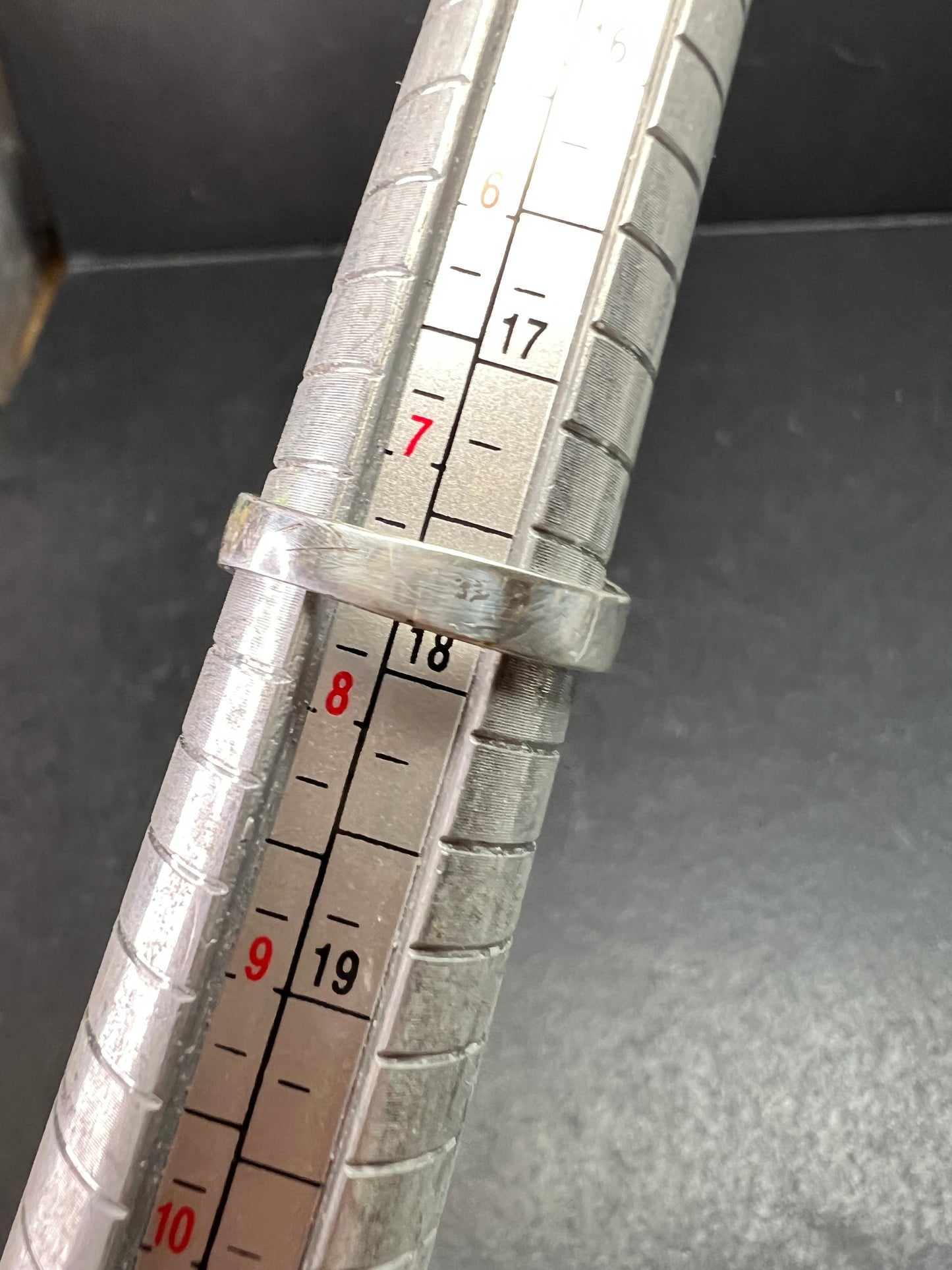 Sterling Silver Open Loop Modernist Ring Size 7.5