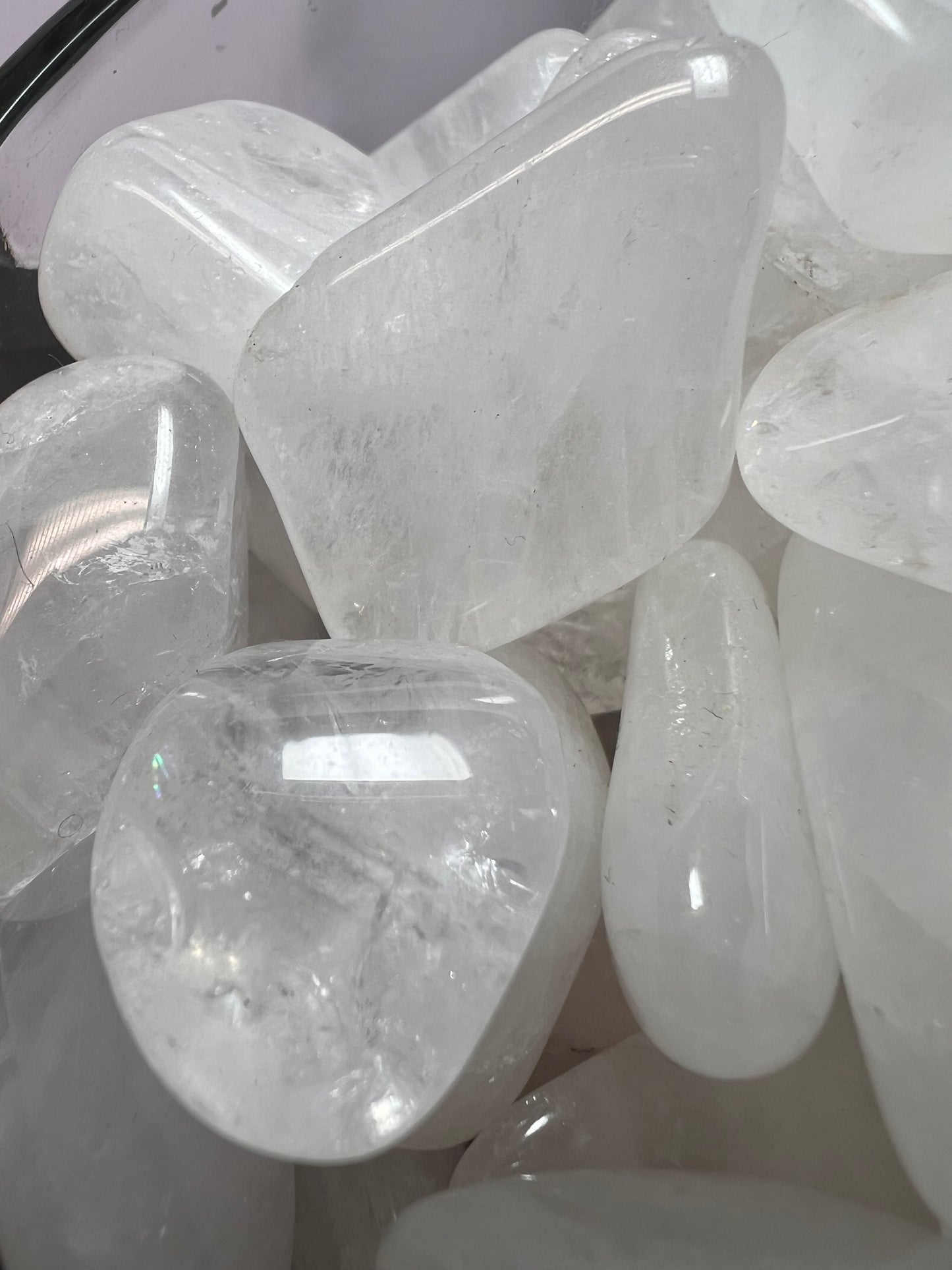 Girasol \ moon quartz quartz tumble