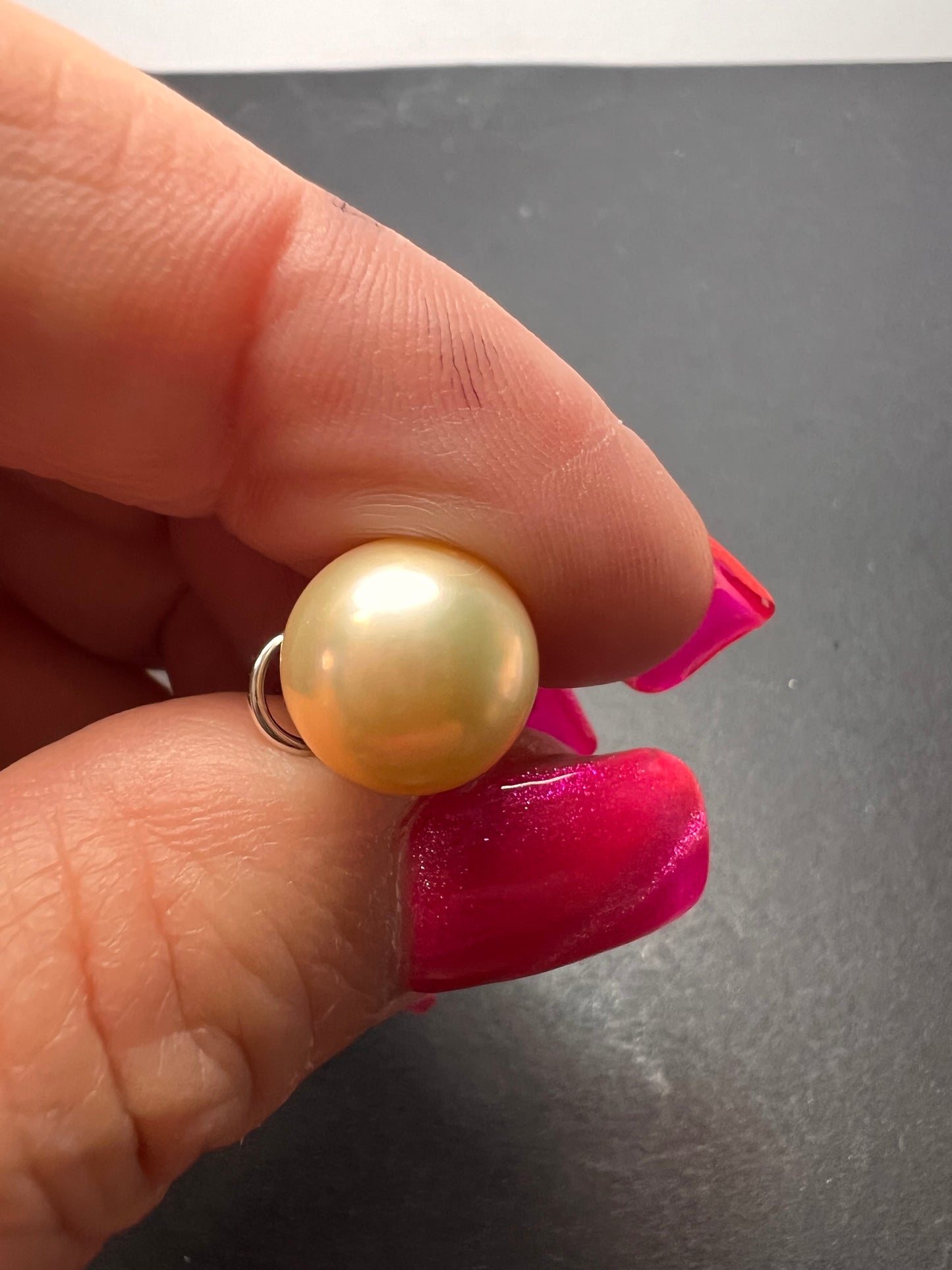 Genusis™ Golden Cultured Freshwater Pearl Rhodium Over Sterling Silver Earrings