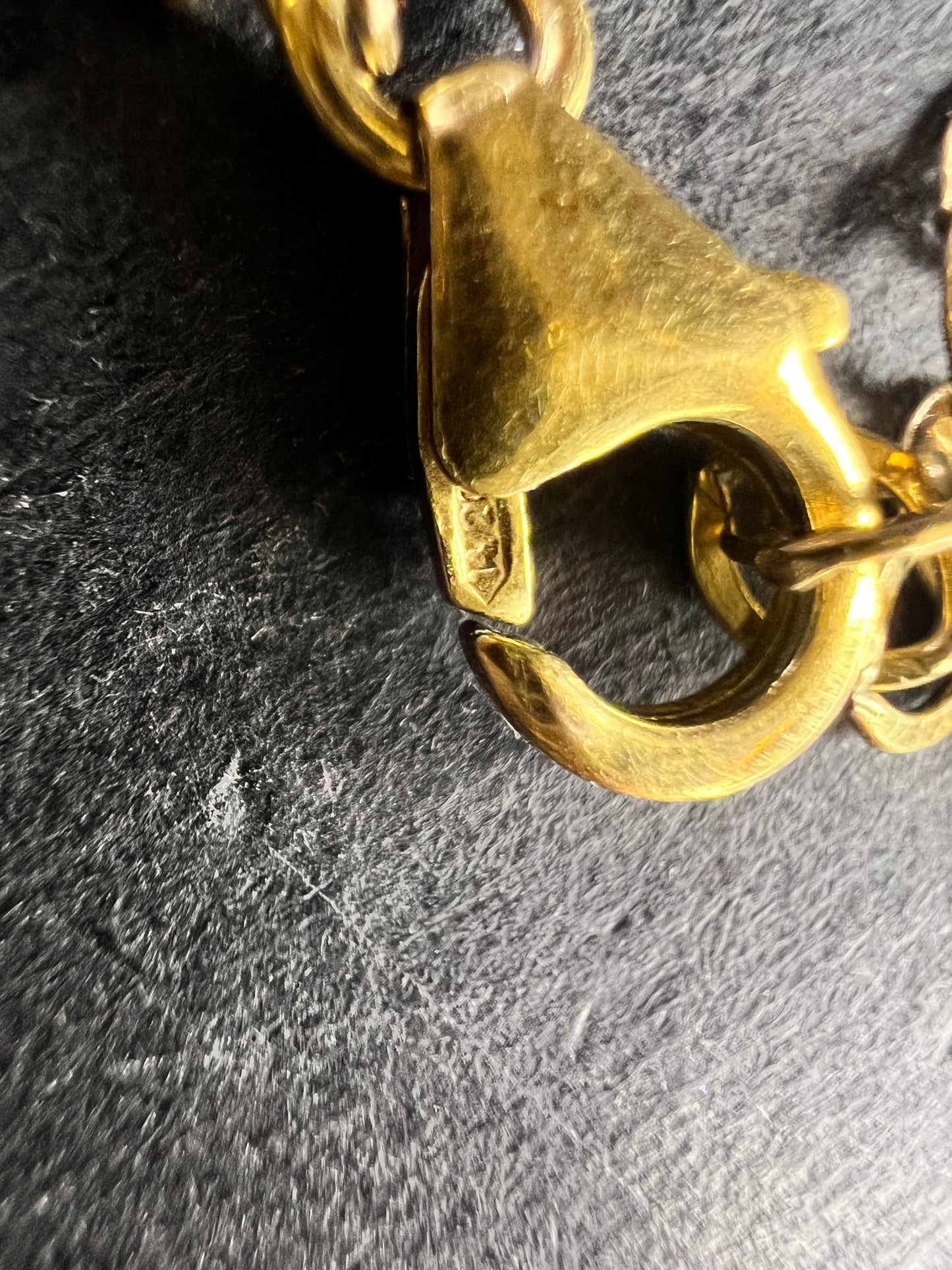 Gold Filled Smoky Quartz & Faceted Agate Drop Necklace 16–18”