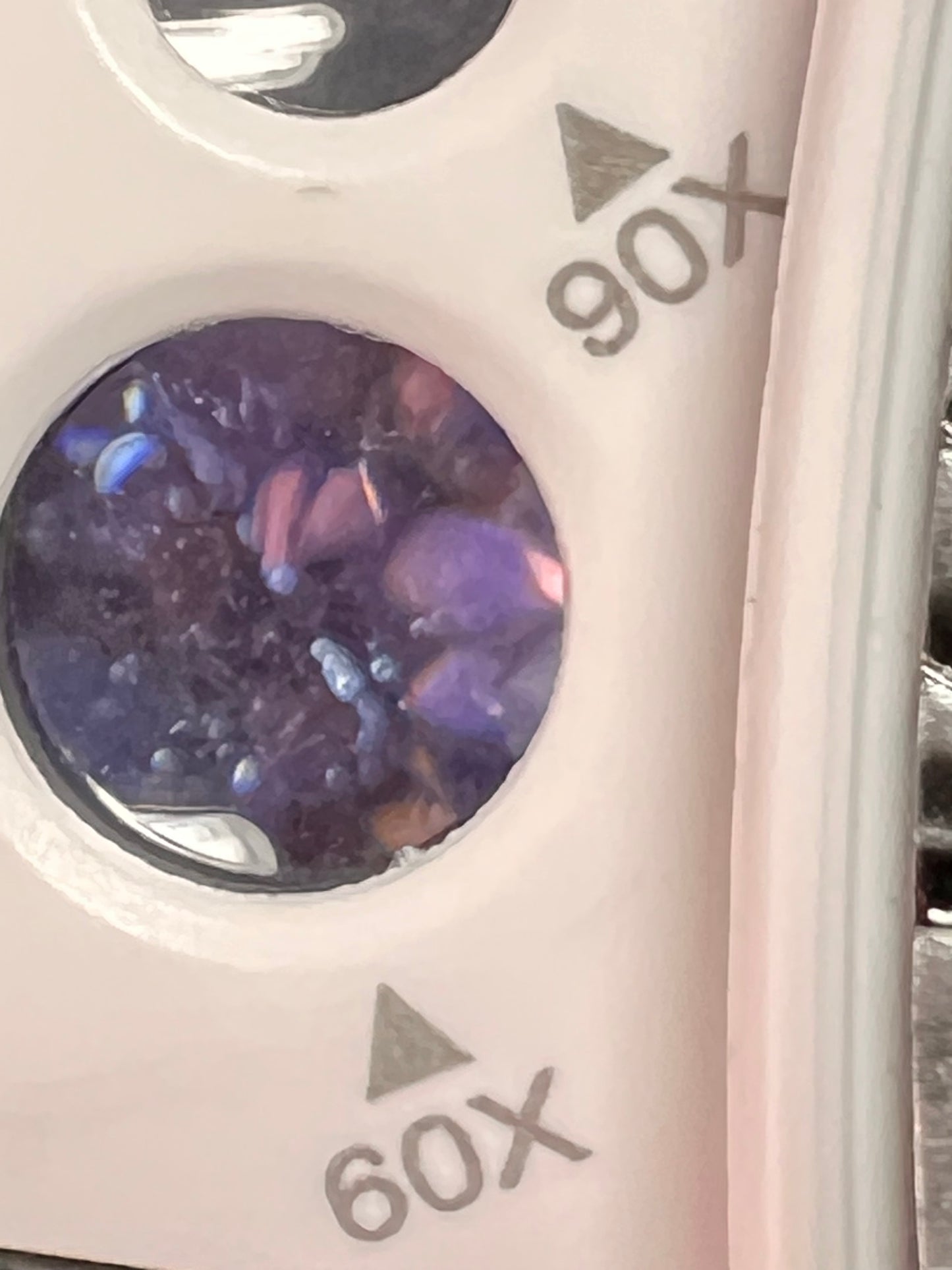 14k gold Violet purple spinel pendant
