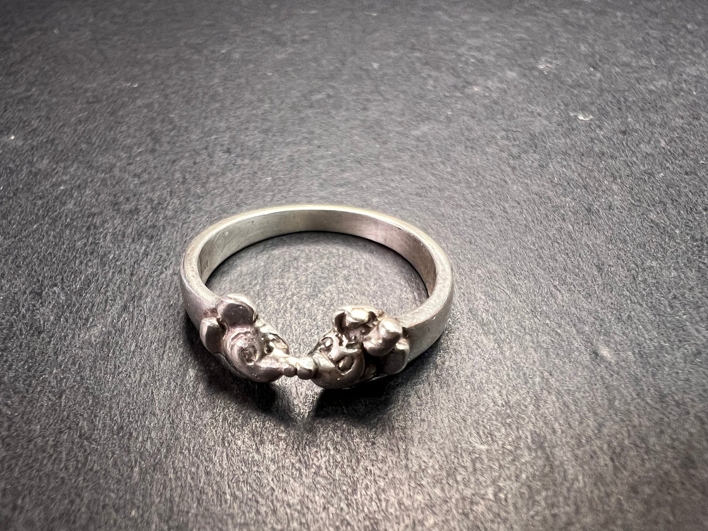 Vintage Disney Mickey Mouse sterling silver signed ring size 6