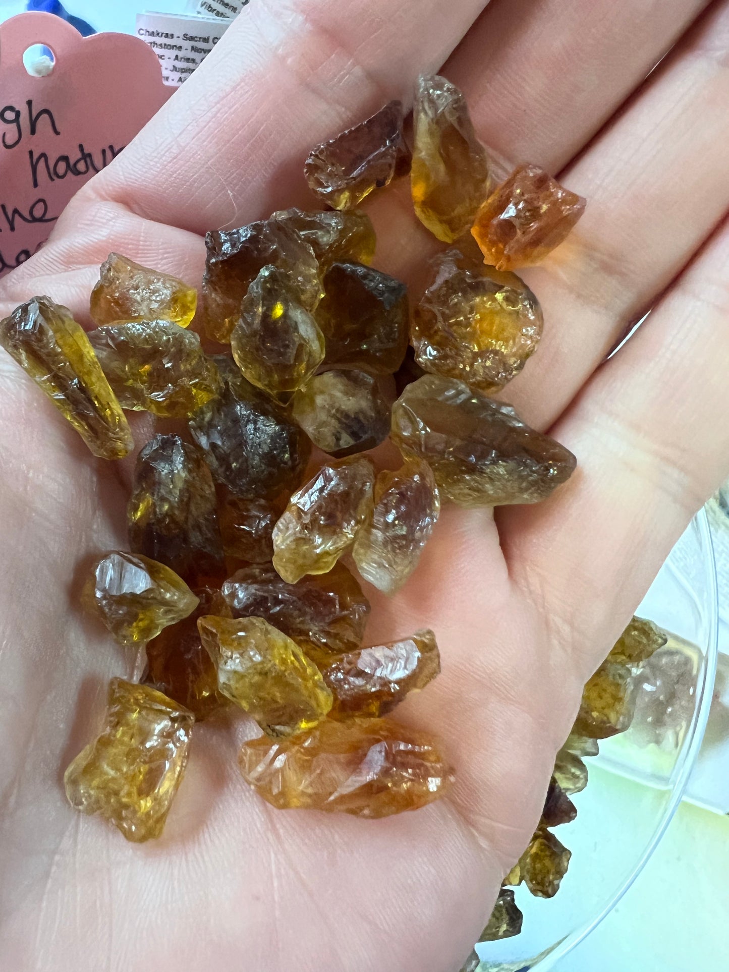 Natural citrine from Madagascar