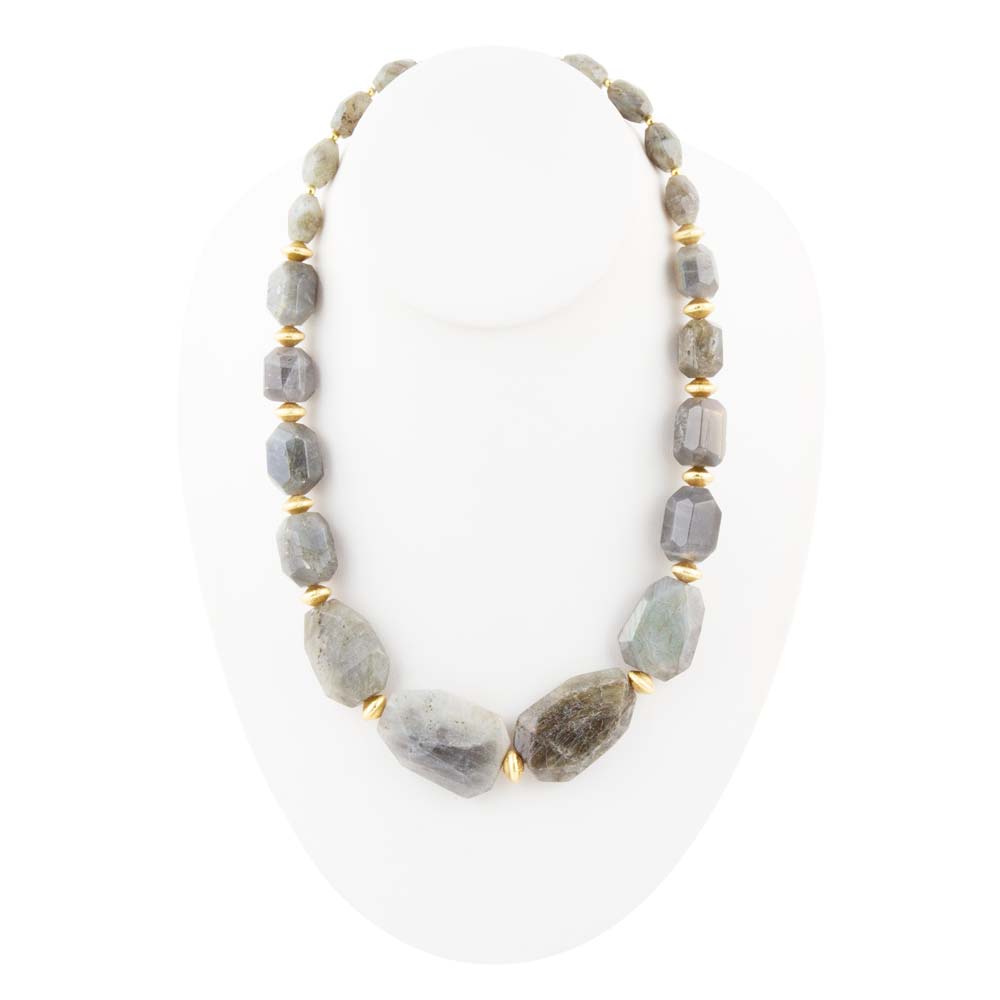 Barse Bold Labradorite Statement Necklace