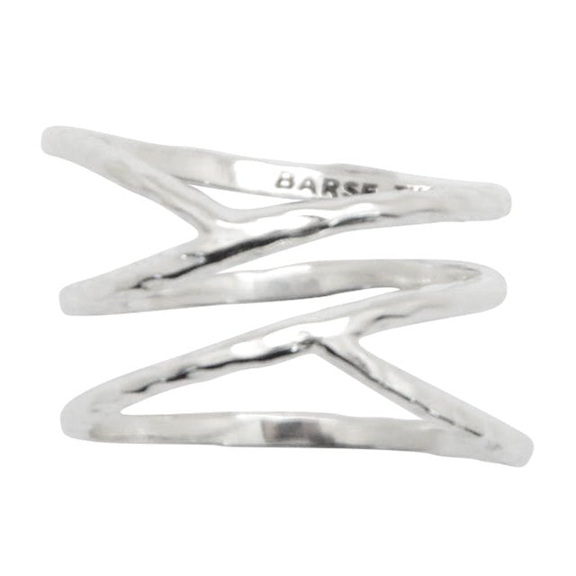 Barse Criss Cross Sterling Silver Ring