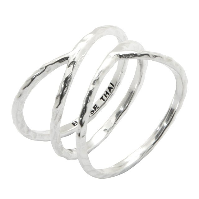 Barse Criss Cross Sterling Silver Ring