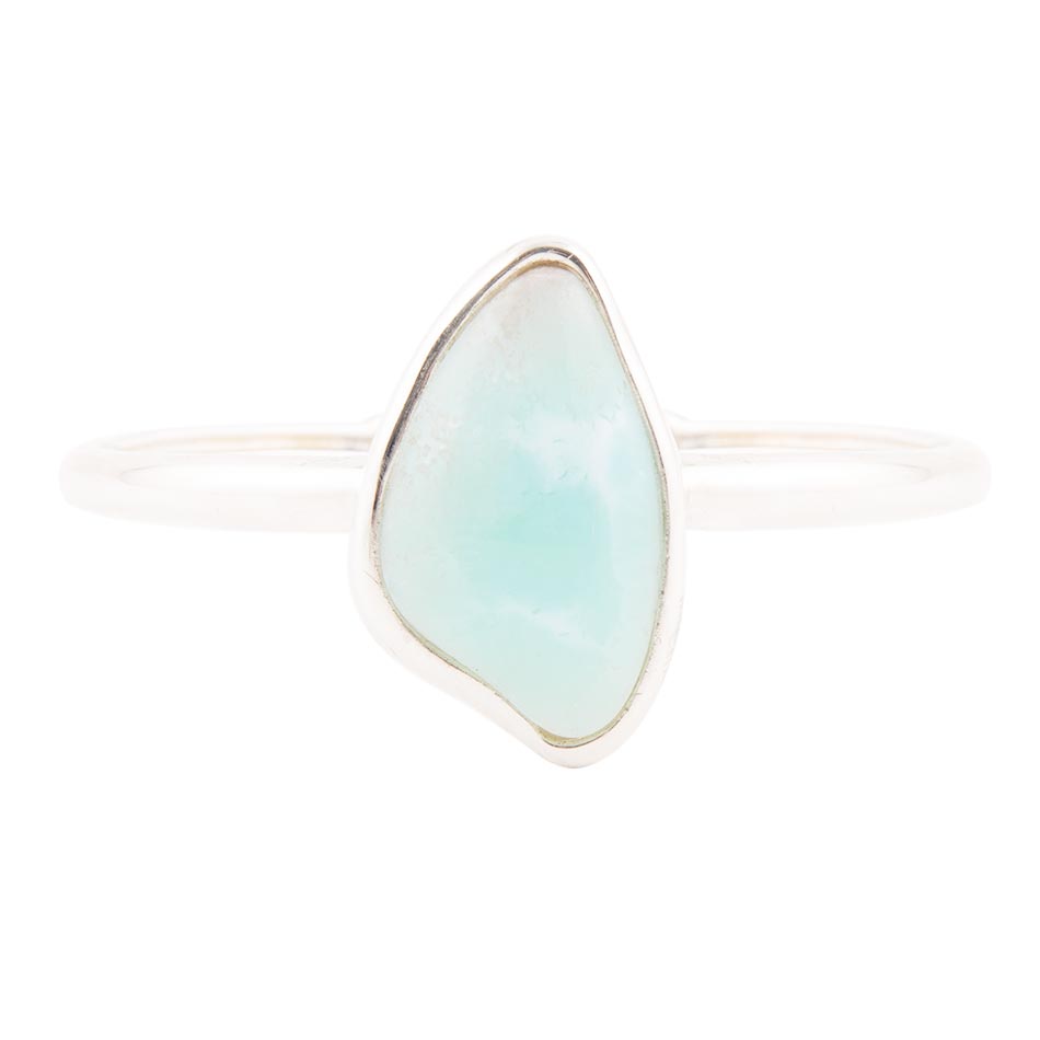 Barse Organic Blue Larimar and Sterling Silver Cuff Bracelet