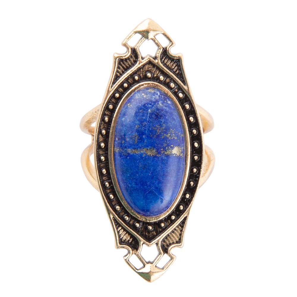 Barse Phantom Lapis and Bronze Ring