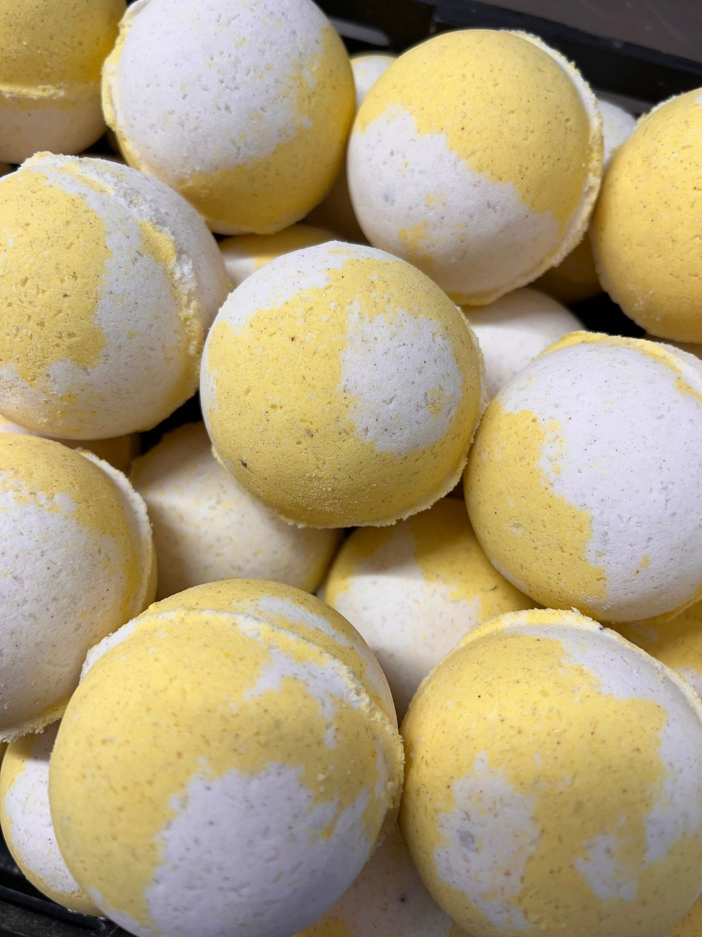 Blissed Out Bananas Bath Bomb. Organic Ingredients . Vegan. Natural. Made in Utah.