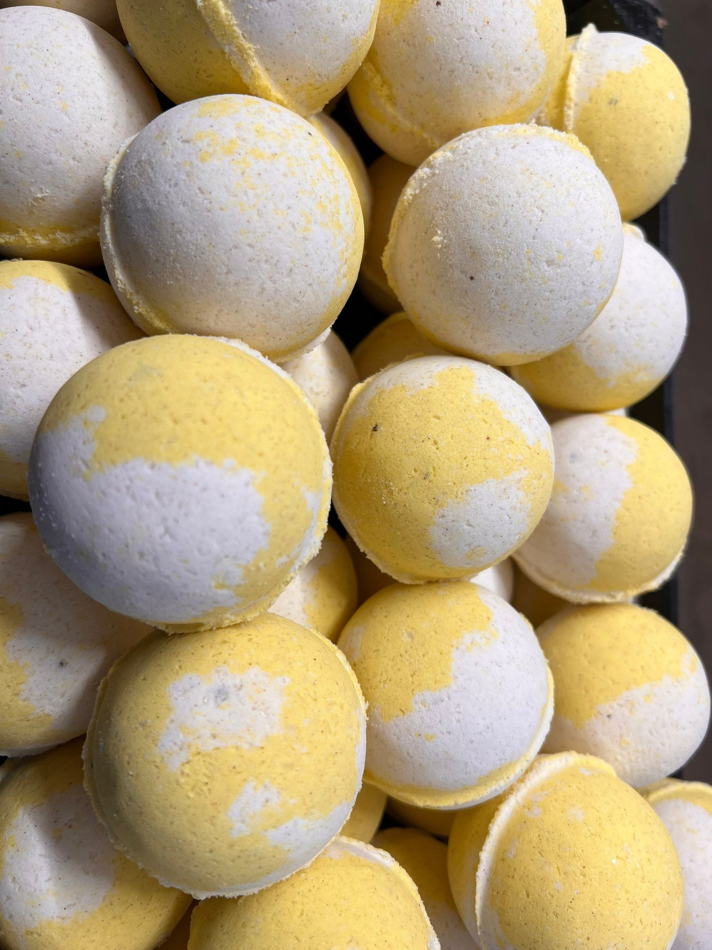 Blissed Out Bananas Bath Bomb. Organic Ingredients . Vegan. Natural. Made in Utah.