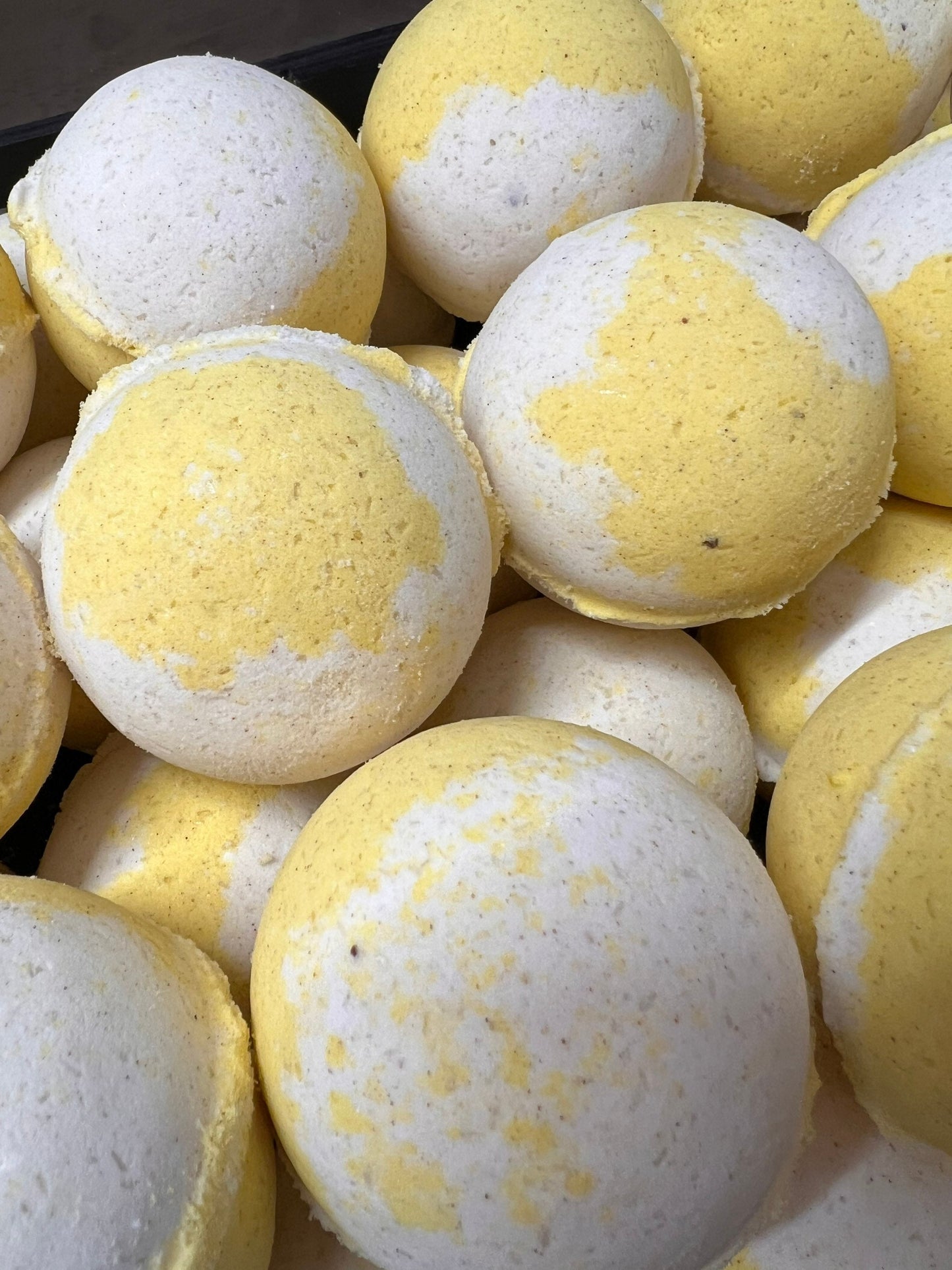 Blissed Out Bananas Bath Bomb. Organic Ingredients . Vegan. Natural. Made in Utah.