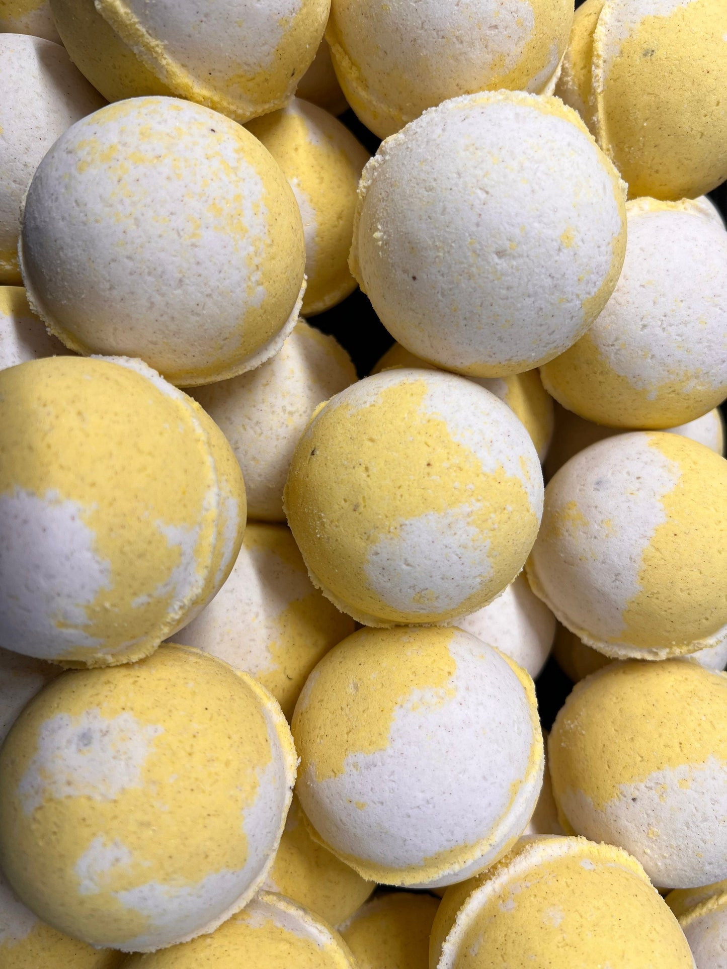 Blissed Out Bananas Bath Bomb. Organic Ingredients . Vegan. Natural. Made in Utah.