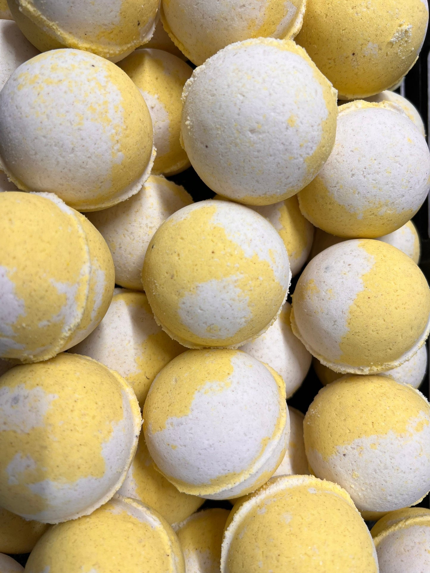 Blissed Out Bananas Bath Bomb. Organic Ingredients . Vegan. Natural. Made in Utah.