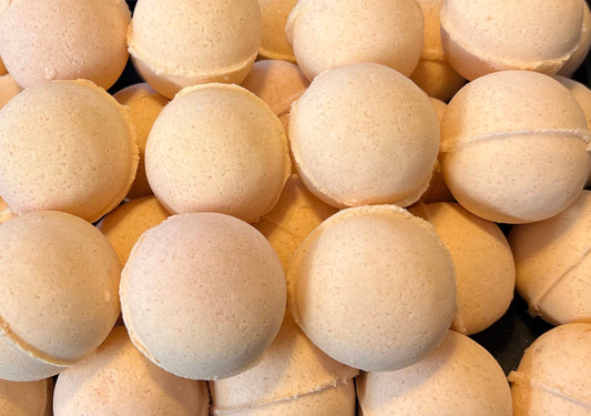 Sandalwood Bath Bomb. Samsara Sandalwood . Organic Ingredients . Vegan. Natural. Made in Utah.