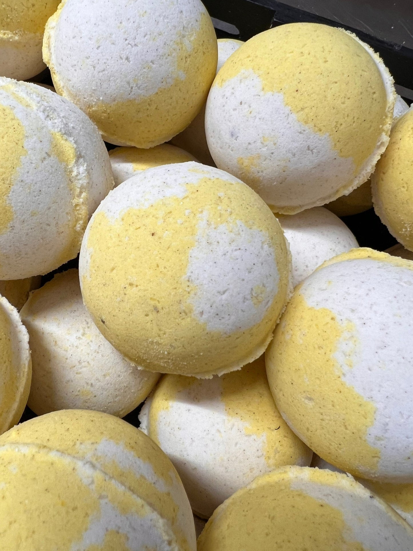 Blissed Out Bananas Bath Bomb. Organic Ingredients . Vegan. Natural. Made in Utah.