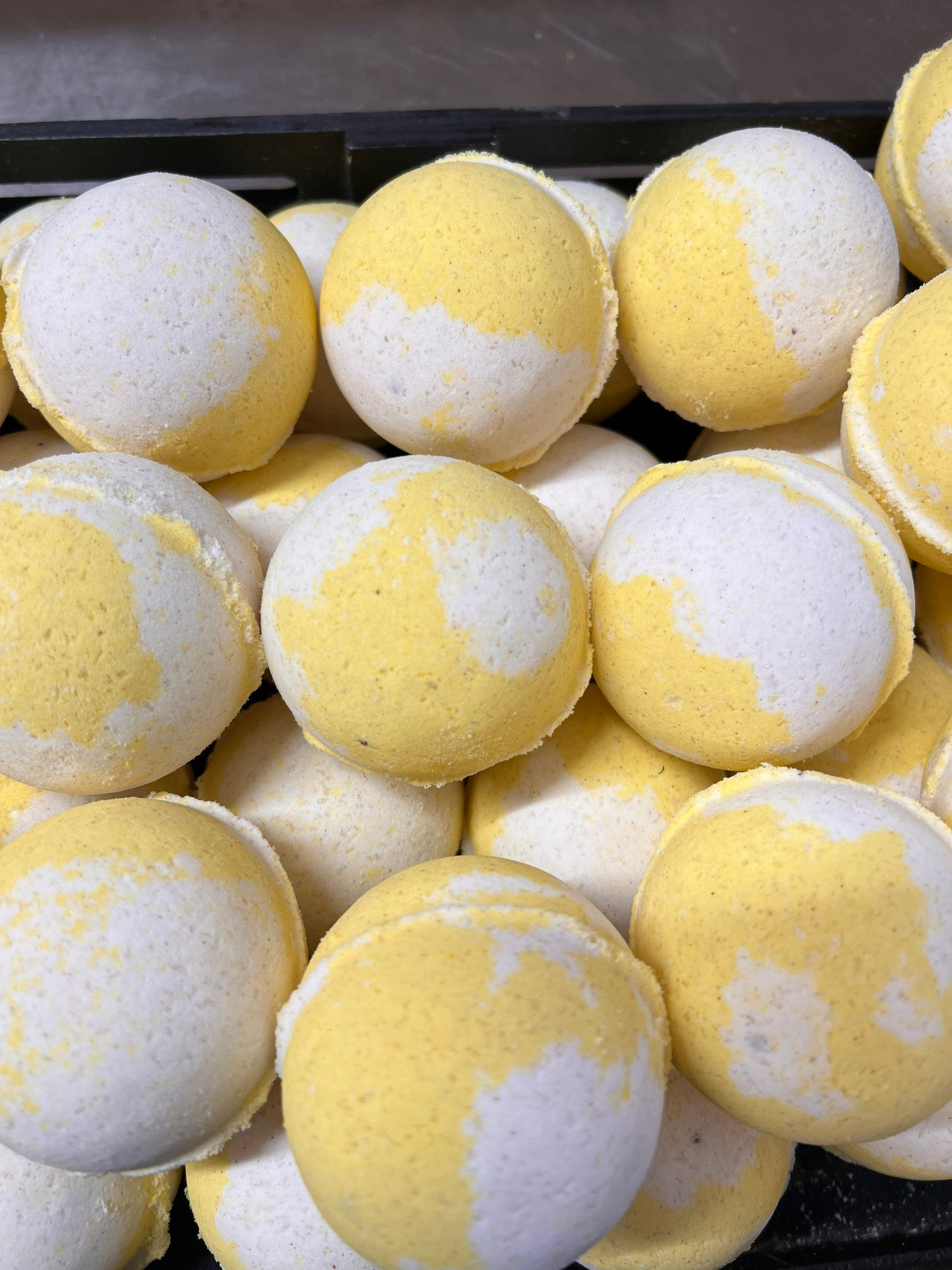 Blissed Out Bananas Bath Bomb. Organic Ingredients . Vegan. Natural. Made in Utah.