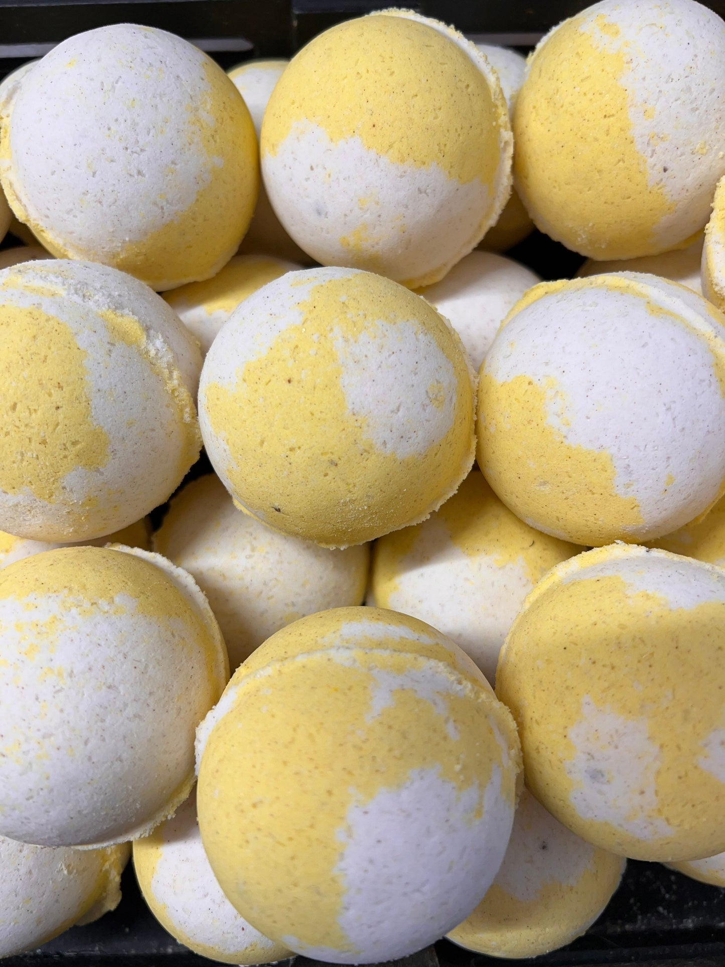 Blissed Out Bananas Bath Bomb. Organic Ingredients . Vegan. Natural. Made in Utah.