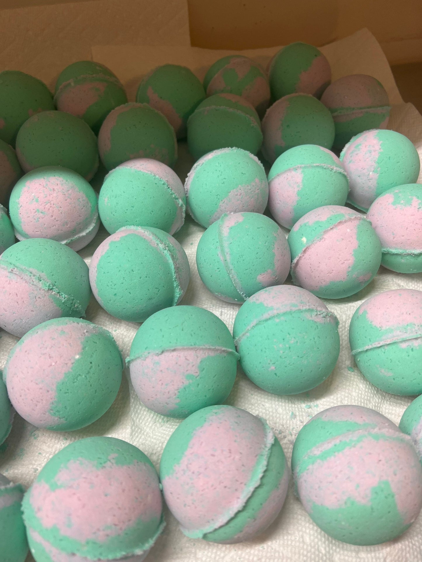 Peace Out Plumeria Bath Bomb. Organic Ingredients . Vegan. Natural. Made in Utah.